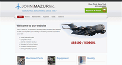 Desktop Screenshot of johnjmazurinc.com
